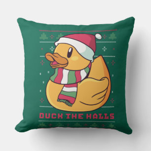 Funny und Niedlich Duck Puns Frohe Weihnachtsduck  Kissen