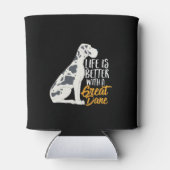 Funny und Niedlich Great Dane Hund Lover Dosenkühler (Rückseite)