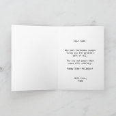 Funny und Niedlich Sobrify Christmas Karte (Innenseite)