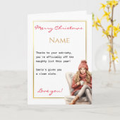 Funny und Niedlich Sobrify Christmas Karte (Gelbe Blume)