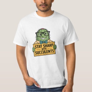 Funny und Niedlich Succulent Lover Graphics T-Shirt