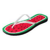 Funny und Niedlich Watermelon Slice Sommer Obst Badesandalen (Schrägansicht)