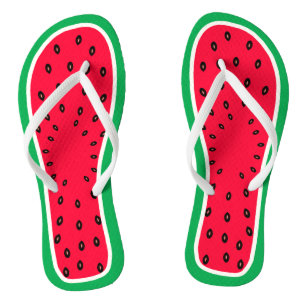 Funny und Niedlich Watermelon Slice Sommer Obst Badesandalen