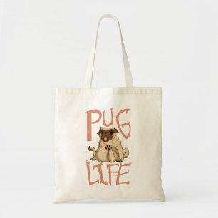 Funny und Niedlicher Mops Hund Lover, Mops Life Tragetasche