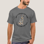 Funny und Sarcastic Blue Heeler Herding Aussie Pup T-Shirt (Vorderseite)