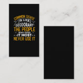 Funny und Sarcastic Witz über den gesunden Mensche Visitenkarte (Vorne/Hinten)