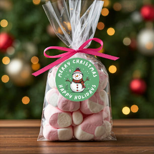 Funny und spielerisch Weihnachten Weihnachtsmann S Runder Aufkleber