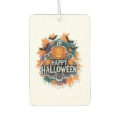 Funny und Spooky Halloween Zitate glücklich Autolufterfrischer (Vorderseite)
