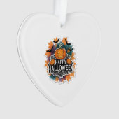 Funny und Spooky Halloween Zitate glücklich Ornament (Vorderseite)