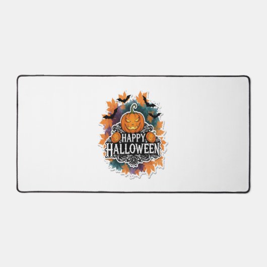 Funny und Spooky Halloween Zitate glücklich Schreibtischunterlage (Vorderseite)