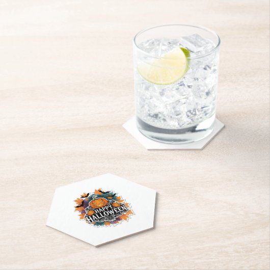 Funny und Spooky Halloween Zitate glücklich Untersetzer (Vor Ort)