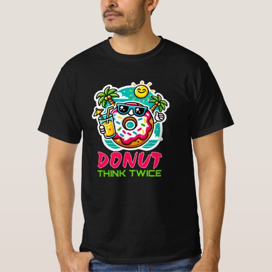 Funny und Sweet Donut Lover Graphics T-Shirt (Vorderseite)