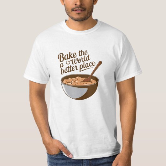 Funny und Whimsical Cake Lover Graphics T-Shirt (Vorderseite)