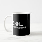 Funny Undercover Cop Easy Costume Lice Kaffeetasse (Links)