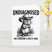 Funny Undiagnosed Everyone’s Pretty Sure Western Karte (Gelbe Blume)