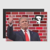 Funny undokumentiert Immigrant Wall Gag 😂 UFO Magnetkarte (Vorne/Hinten)