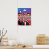 Funny undokumentiert Immigrant Wall Gag 😂 UFO Poster (Küche)