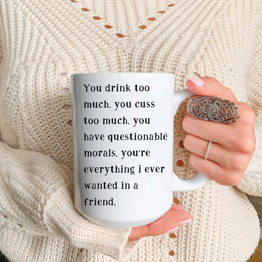 Funny Unglaublich witzig Best Friends LigenAuf Wie Zweifarbige Tasse