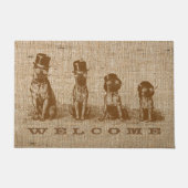 Funny Unglaublich witzig Bulldogs Personalisiert D Fußmatte (Vorderseite)