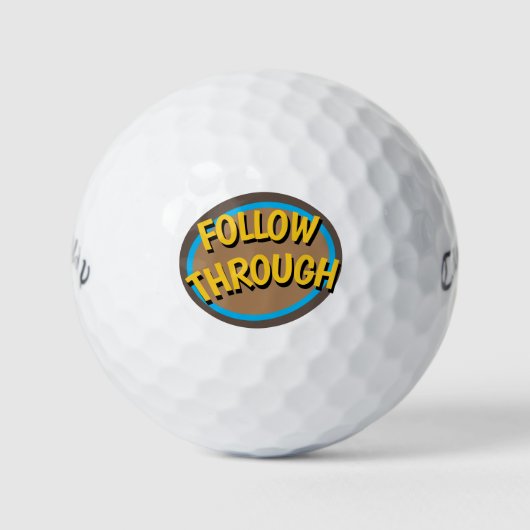 Funny Unglaublich witzig Novelty Golf Balls Golfball (Vorderseite)