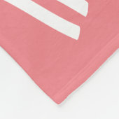 Funny Unglaubliches Word Play Witty Joke Spaß Pink Fleecedecke (Ecke)