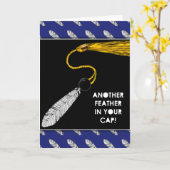 Funny Uni-Abschluss Karte (Gelbe Blume)