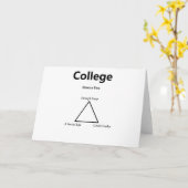 Funny Uni Choose Two Karte (Gelbe Blume)