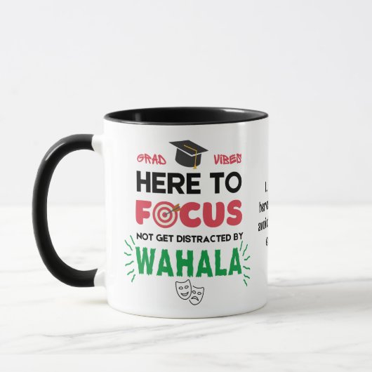 Funny Uni Student GRAD VIBES No Wahala Tasse (Links)