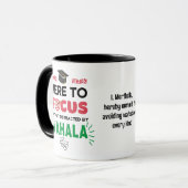 Funny Uni Student GRAD VIBES No Wahala Tasse (Vorderseite Links)