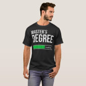 Funny Uni Studierende Master Degree Loading Gesche T-Shirt (Vorne ganz)