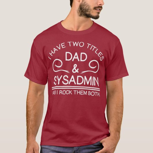 Funny Uni Sysadmin Linu Muschel Daddy Premium T-Shirt (Vorderseite)