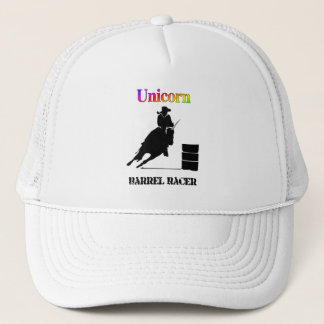 Funny Unicorn Barrel Racer Truckerkappe