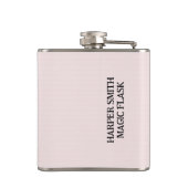 Funny Unicorn - Bio Einhorn Flachmann (Rückseite)