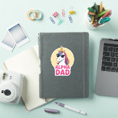 Funny Unicorn Dad Laufey Men Father's Day Christma Aufkleber (iPad Hülle)