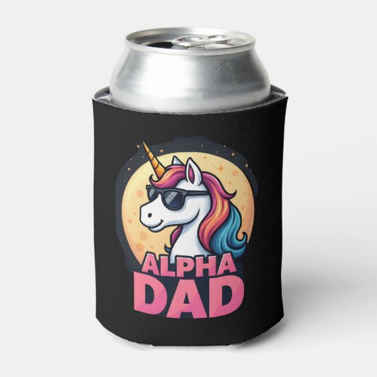 Funny Unicorn Dad Laufey Men Father's Day Christma Dosenkühler (Kanne Vorderseite)