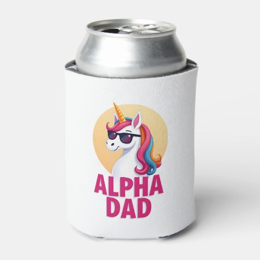 Funny Unicorn Dad Laufey Men Father's Day Christma Dosenkühler (Kanne Vorderseite)