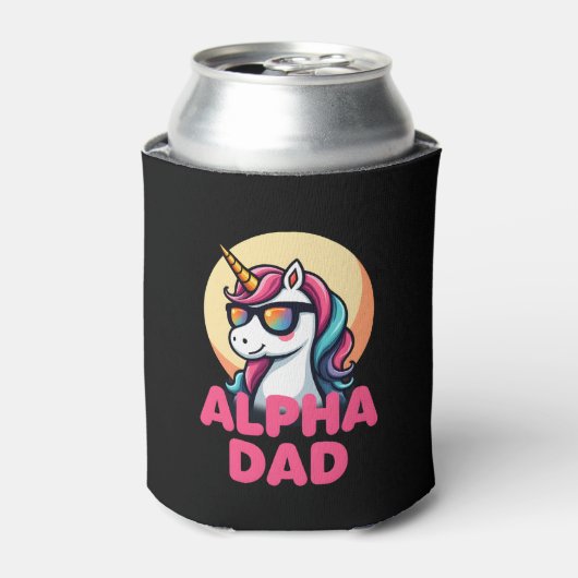 Funny Unicorn Dad Laufey Men Father's Day Christma Dosenkühler (Kanne Vorderseite)