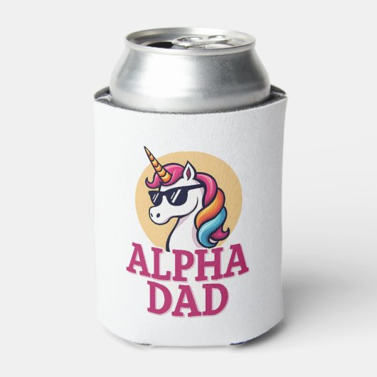 Funny Unicorn Dad Laufey Men Father's Day Christma Dosenkühler (Kanne Vorderseite)