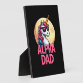 Funny Unicorn Dad Laufey Men Father's Day Christma Fotoplatte (Seite)