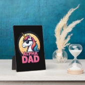 Funny Unicorn Dad Laufey Men Father's Day Christma Fotoplatte (Seite)