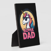 Funny Unicorn Dad Laufey Men Father's Day Christma Fotoplatte (Seite)
