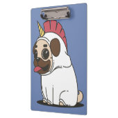 Funny Unicorn - Doggycorn Klemmbrett (Links)