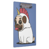 Funny Unicorn - Doggycorn Klemmbrett (Rechts)