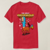 Funny Unicorn Farting Rainbow Retro 90s zu T-Shirt (Design vorne)