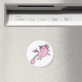 Funny Unicorn Farting Rainbows Cartoon Niedlich Ga Magnet (In Situ (Geschirrspüler))
