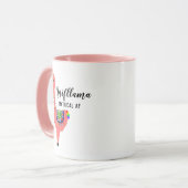 Funny Unicorn Flamingo Llama Inspirierend Unifllam Tasse (Vorderseite Links)