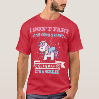 Funny Unicorn Furz Spaß T-Shirt