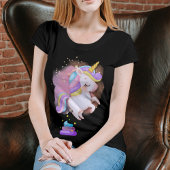 Funny Unicorn Gekackt T-Shirt