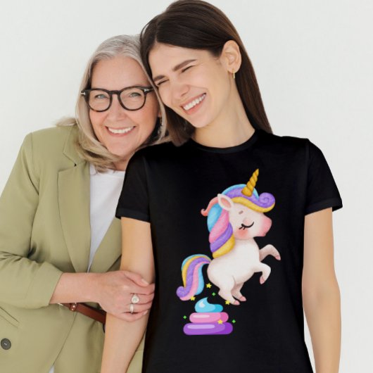 Funny Unicorn Gekackt T-Shirt