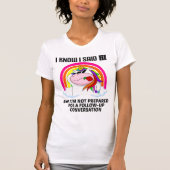 FUNNY UNICORN Hi T - Shirt (Vorderseite)